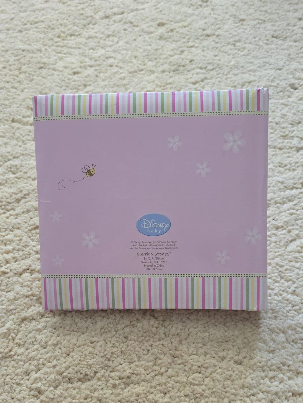 DISNEY: NWOT; My Sweet Sunny Days Pink Winnie the Pooh Photo Album